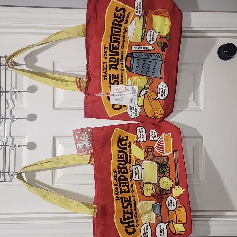 NWT Trader Joe's Cheese Experience/Adventure Reusable Heavy Duty Bag
